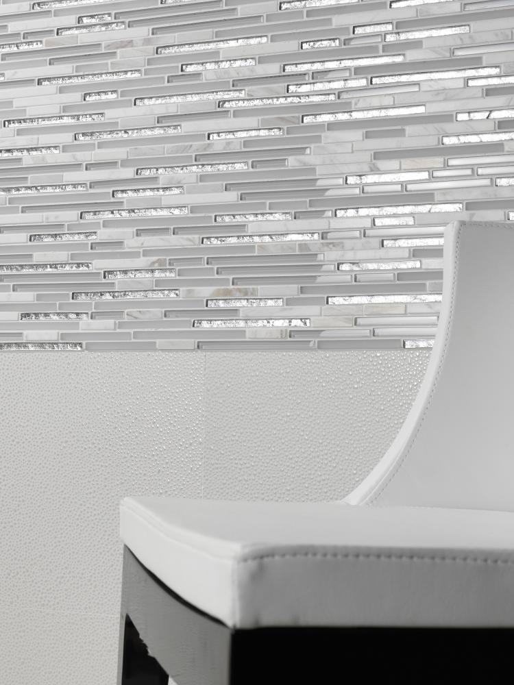 G134 ETERNITY MINI STRIP WHITE 29.8x30.5 (мозаїка)