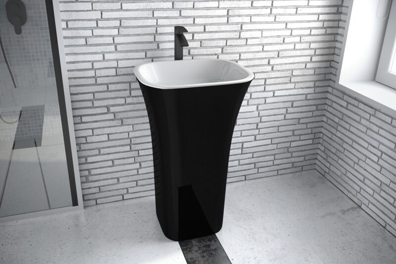 Умивальник вільностоячий ASSOS B&W 40х50