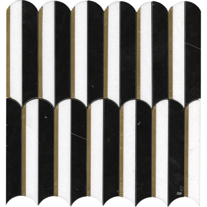 G161 PIANO BLACK 30.5х30.5 (мозаїка)