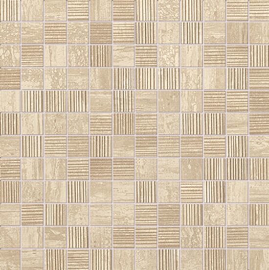 navara35379 ROMA TRAVERTINO MOSAICO 30.5х30.5 (мозаїка) FLTG