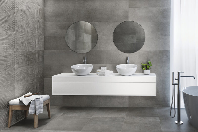 navara36401b MAGNA BETONHOME GREY 30х90 декор (плитка настінна)