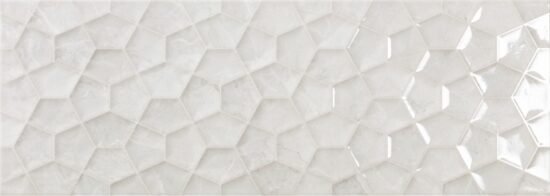 navara36711 ARIANA WHITE RLV 25x70 декор (плитка настінна)