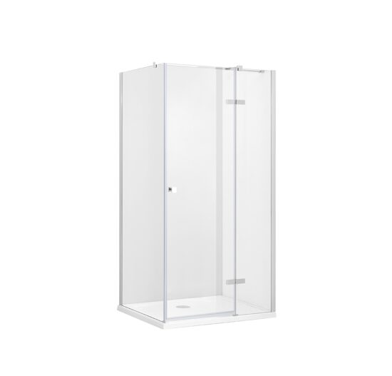 navara39690vu Кабіна квадратна PIXA 90x90x195 права: скло прозоре, профіль хром