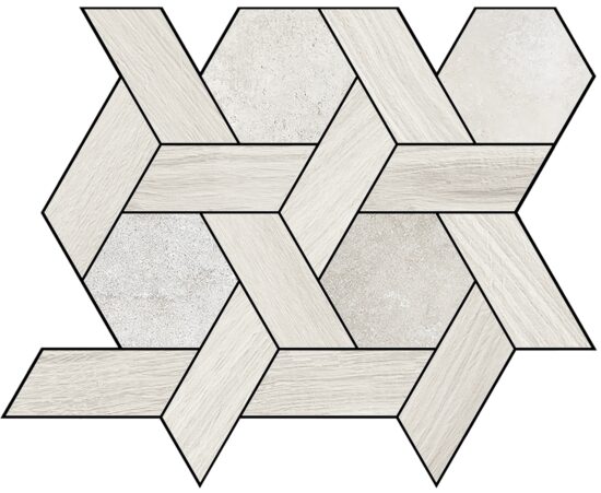 navara42683 IL CERRETO DECORO CHAMPAGNE WHITE 30х26 декор M287 (MOSCP04) (плитка для підлоги і стін)