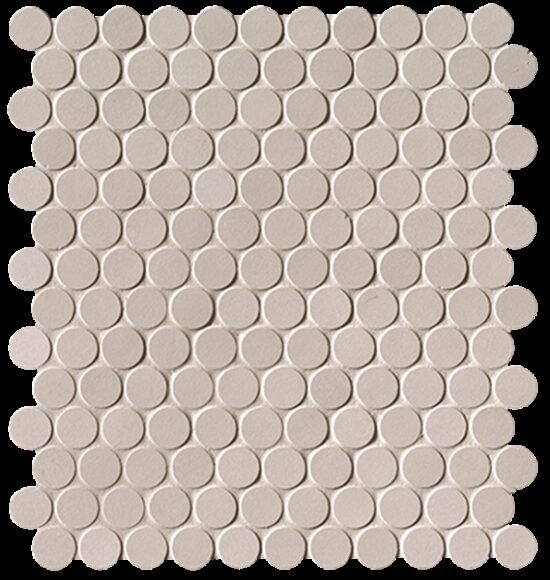 MILANO&FLOOR BEIGE ROUND MOSAICO MATT 29.5х32.5 (мозаїка) FNSU