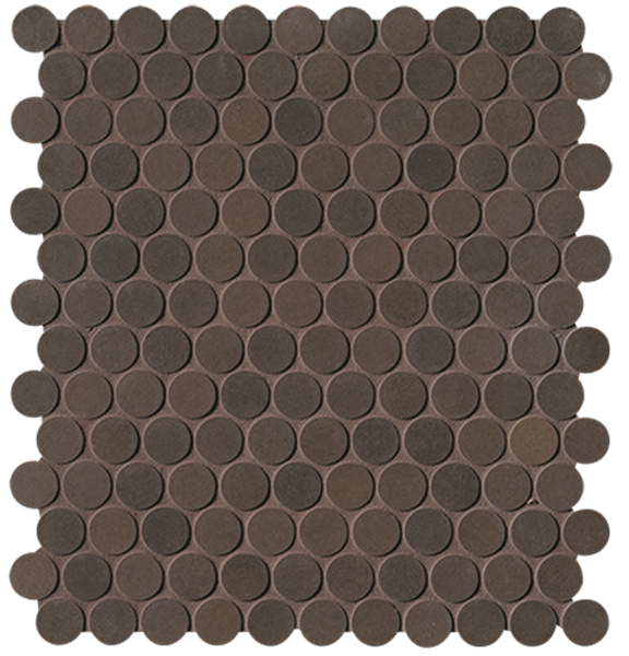 navara43125 MILANO&FLOOR CORTEN ROUND MOSAICO MATT 29.5х32.5 (мозаїка) FNSW