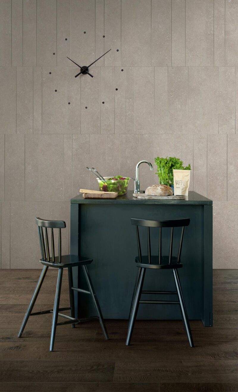 navara45168v M8FQ MAGNIFICA LIMESTONE TAUPE MOSAICO INSERTO METALLO 60х180 декор-панно (плитка настінна)