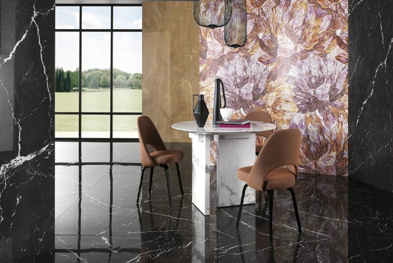 ROMA GOLD NERO ELEGANTE BRILLANTE RT 120х120 (плитка для підлоги і стін) fPZX