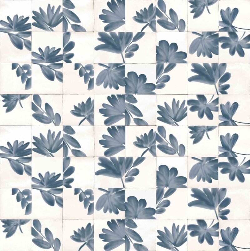M9JA CROGIOLO RICE BIANCO DECORO BLOSSOM LUX 15х15 (плитка настінна)