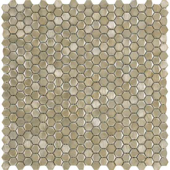 GRAVITY ALUMINIUM HEXAGON GOLD 30.7X30.4 G150 GRAVITY ALUMINIUM HEXAGON GOLD 30.7x30.4 (мозаїка)