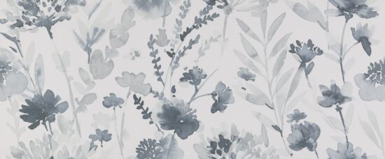 MILANO MOOD FLOWER BLU RT 50х120 декор fQDC (плитка настінна)