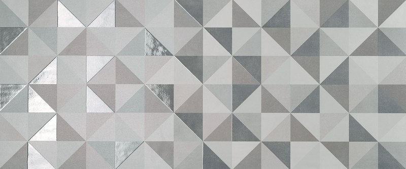 navara53341 MILANO MOOD TEXTURE TRIANGOLI RT 50х120 декор fQDF (плитка настінна)