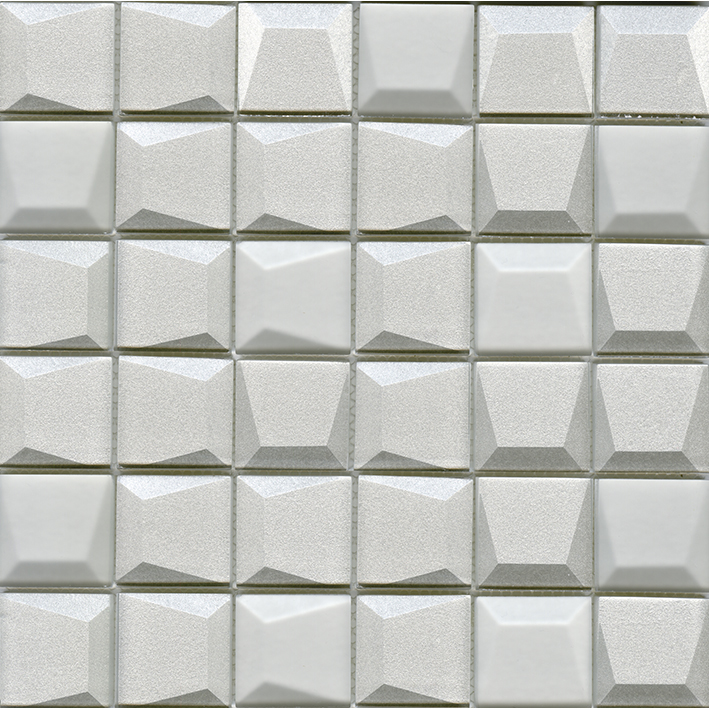 G133 EFFECT SQUARE WHITE 30x30 (мозаїка)