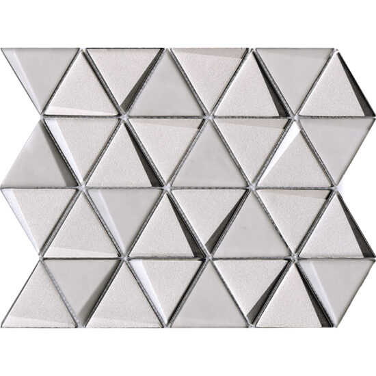 G133 EFFECT TRIANGLE SILVER 31x26 (мозаїка)