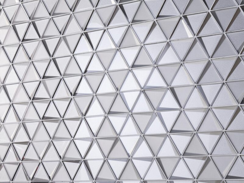 navara53651c G133 EFFECT TRIANGLE SILVER 31x26 (мозаїка)