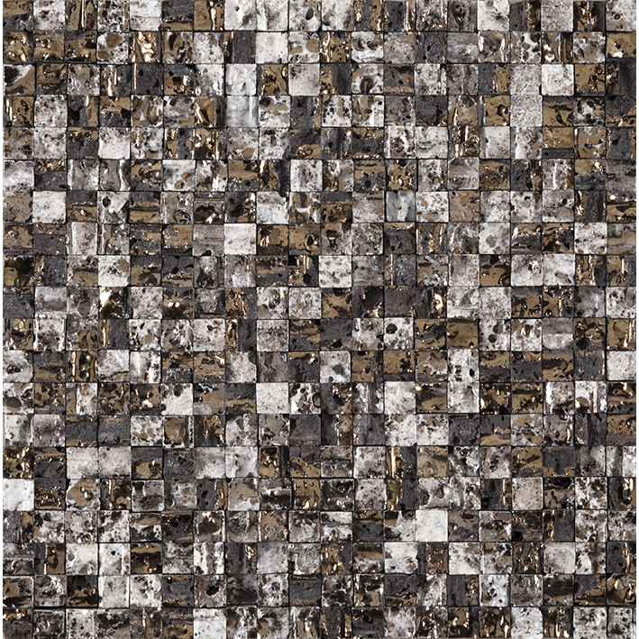 G146 ELITE LAVA STONE MIX GOLD WHITE 30.1x30.1 (мозаїка)