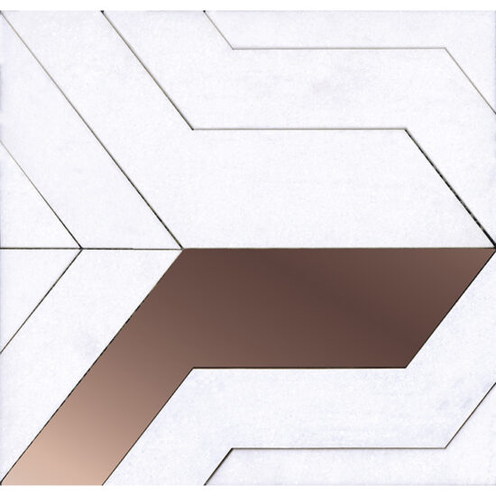 G-160 FOCUS WHITE COPPER 28x29 (мозаїка)