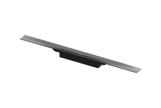navara55990 TECEdrainprofile Профіль дренажний 1000мм Brushed Black Chrome, нержавіюча сталь (670901)