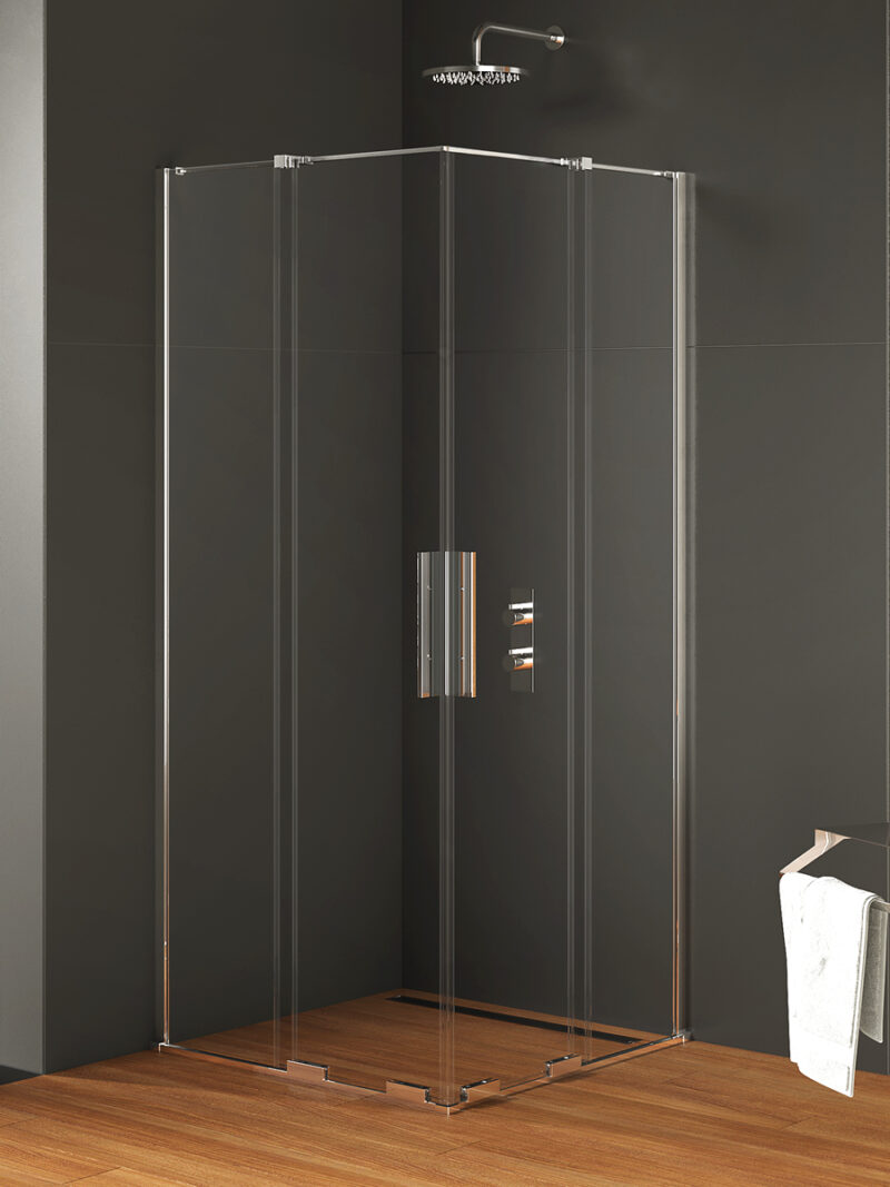 Душова кабіна квадратна SMART 2D 90x90х200 скло clear ACTIVE SHIELD 8мм