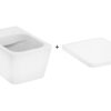 Унітаз підвісний EluPura Q 540 мм AquaFall Flush 60194450 + сидіння soft close 60150450