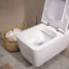 Унітаз підвісний EluPura Q 540 мм AquaFall Flush 60194450 + сидіння soft close 60150450