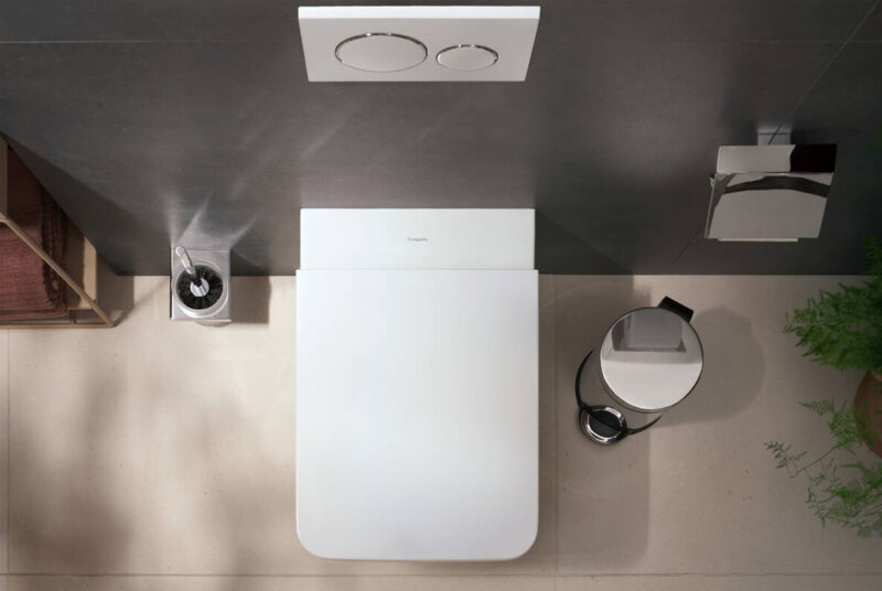 Унітаз підвісний EluPura Q 540 мм AquaFall Flush 60194450 + сидіння soft close 60150450