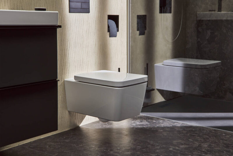 Унітаз підвісний EluPura Q 540 мм AquaFall Flush 60194450 + сидіння soft close 60150450