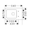 Унітаз підвісний EluPura Q 540 мм AquaFall Flush 60194450 + сидіння soft close 60150450