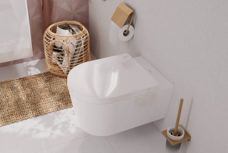 Унітаз підвісний EluPura S 540 мм AquaFall Flush 60193450 + сидіння soft close 60148450