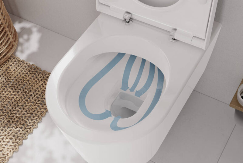Унітаз підвісний EluPura S 540 мм AquaFall Flush 60193450 + сидіння soft close 60148450