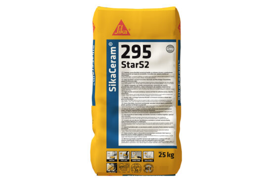 navara62377 Клей для плитки SikaCeram-295 StarS2 Grey Powder Bg/мішок 25 кг