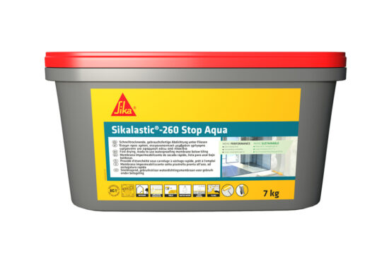 navara62381 Рідке гідроізоляційне покриття Sikalastic-260 Stop Aqua відро 7 кг