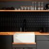 navara62678b MEUX CROGIOLO CONFETTO NERO STR 3D SAVOIARDO 5х15 (плитка настінна)