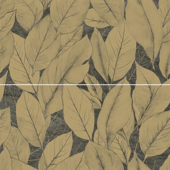 navara63458 DECORADO 2 HABANA 120 NERO-GOLD 60x120 декор-панно (плитка настінна)