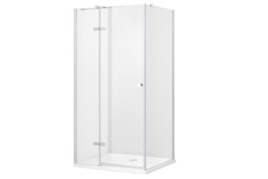 navara63897 Кабіна квадратна PIXA 90x90x195 ліва, скло прозоре, профіль хром