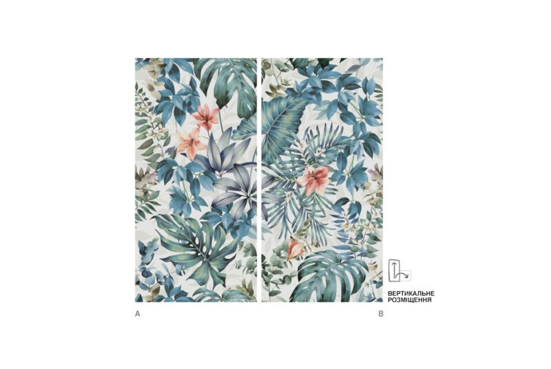 navara63955a LOVE&DECORS PARADISE RET A+B 120х120 декор-панно (плитка настінна) 00H6ADB