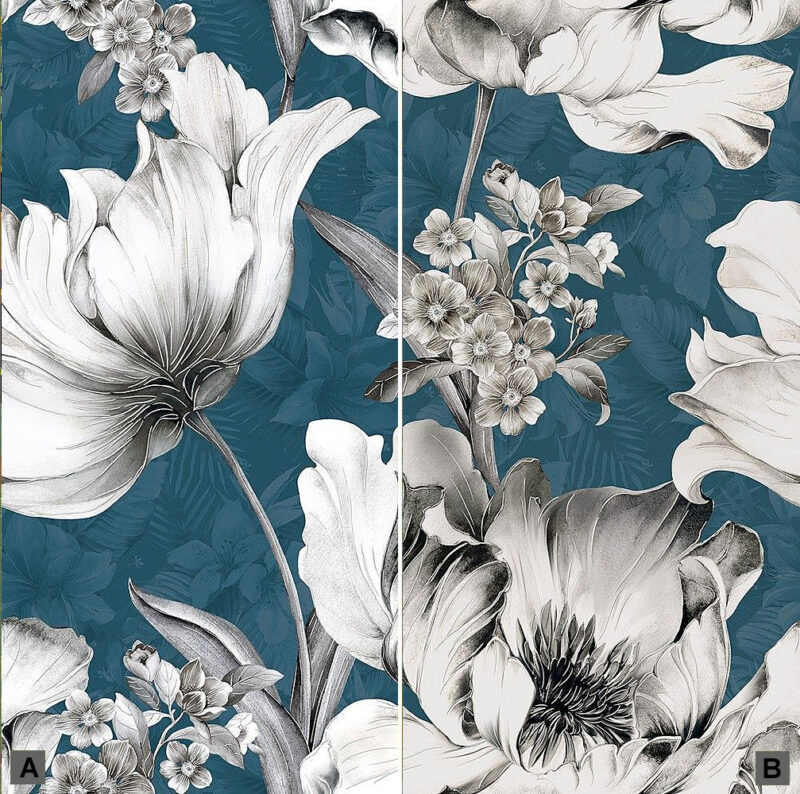 navara63957 LOVE&DECORS PEONY RET A+B 120х120 декор-панно (плитка настінна) 00H6ADD