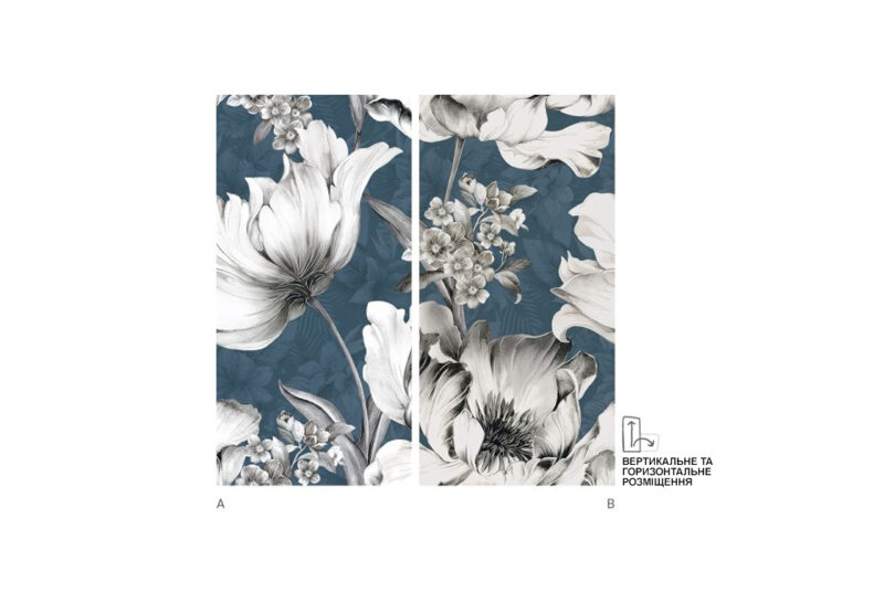 navara63957c LOVE&DECORS PEONY RET A+B 120х120 декор-панно (плитка настінна) 00H6ADD