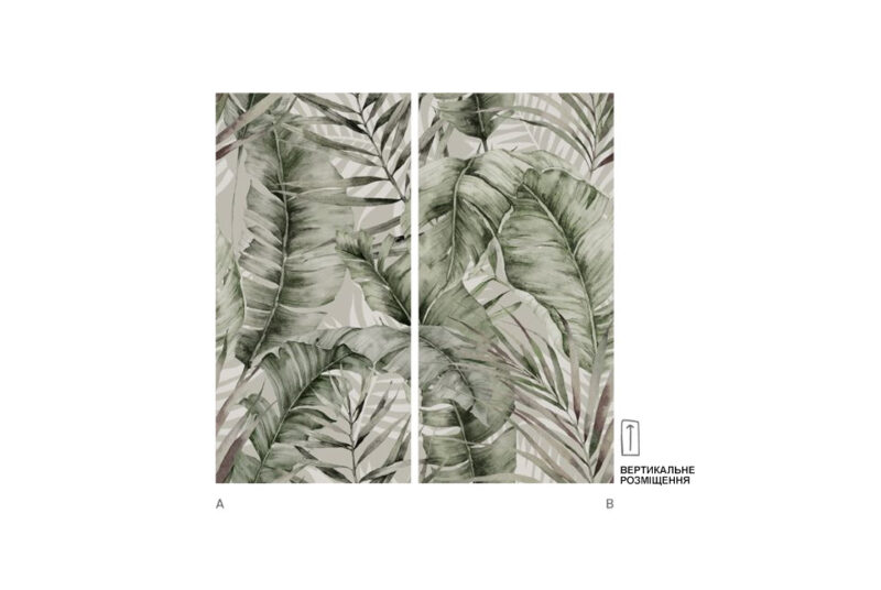 LOVE&DECORS LEAF RET A+B 120х120 декор-панно (плитка настінна) 00H6AD8