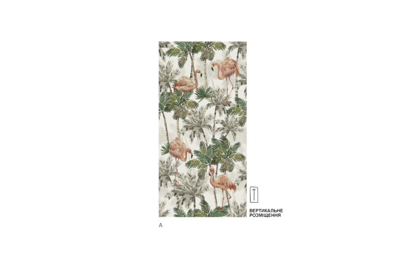 navara63961b LOVE&DECORS FLAMINGO RET 2A 120х120 декор-панно (плитка настінна) 006HADA