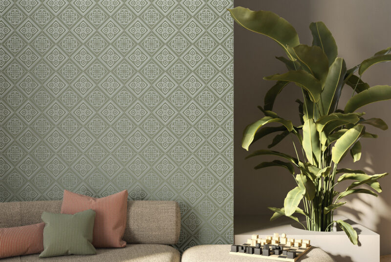 TWIST GREEN NAT 20х20 (плитка для підлоги і стін) 00T2060