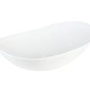 BARONESA Умивальник накладний без отвору під змішувач 60x36x15,5, glossy white