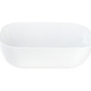 DUQUESA Умивальник накладний без отвору під змішувач 45,5x32x13,5, glossy white