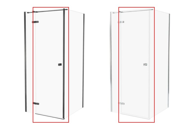 Душові двері KALIBRA 120x195 скло clear ACTIVE SHIELD 6мм