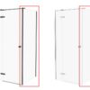 Бокова стінка до кабіни KALIBRA 90x195 скло clear ACTIVE SHIELD 6мм