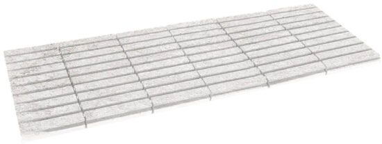 WHITE STONE REJILLA CERAMICA 50x24.5 (пряма керамічна переливна решітка)