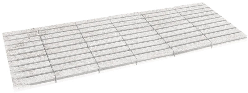 WHITE STONE REJILLA CERAMICA 50x24.5 (пряма керамічна переливна решітка)