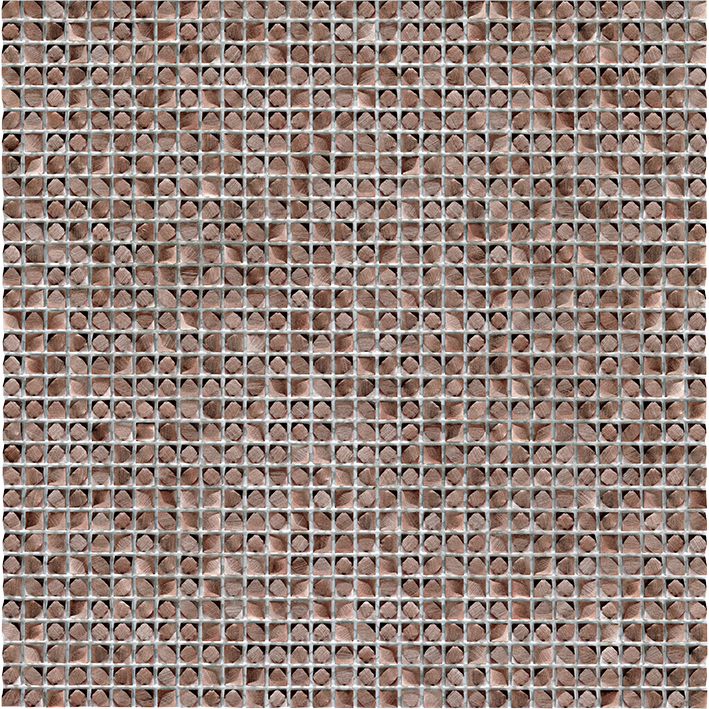 navara71419 G150 GRAVITY ALUMINIUM CUBIC COPPER 30,5x30,5 (мозаїка)