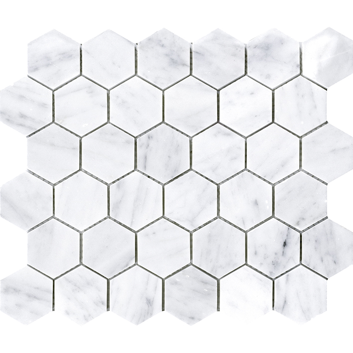 G137 ESSENTIAL HEXAGON CARRARA PULIDO 25,8x29,8 (мозаїка)