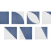 M8RJ CROGIOLO SCENARIO BLU DECORO MIX MATT 20х20 (плитка для підлоги і стін)